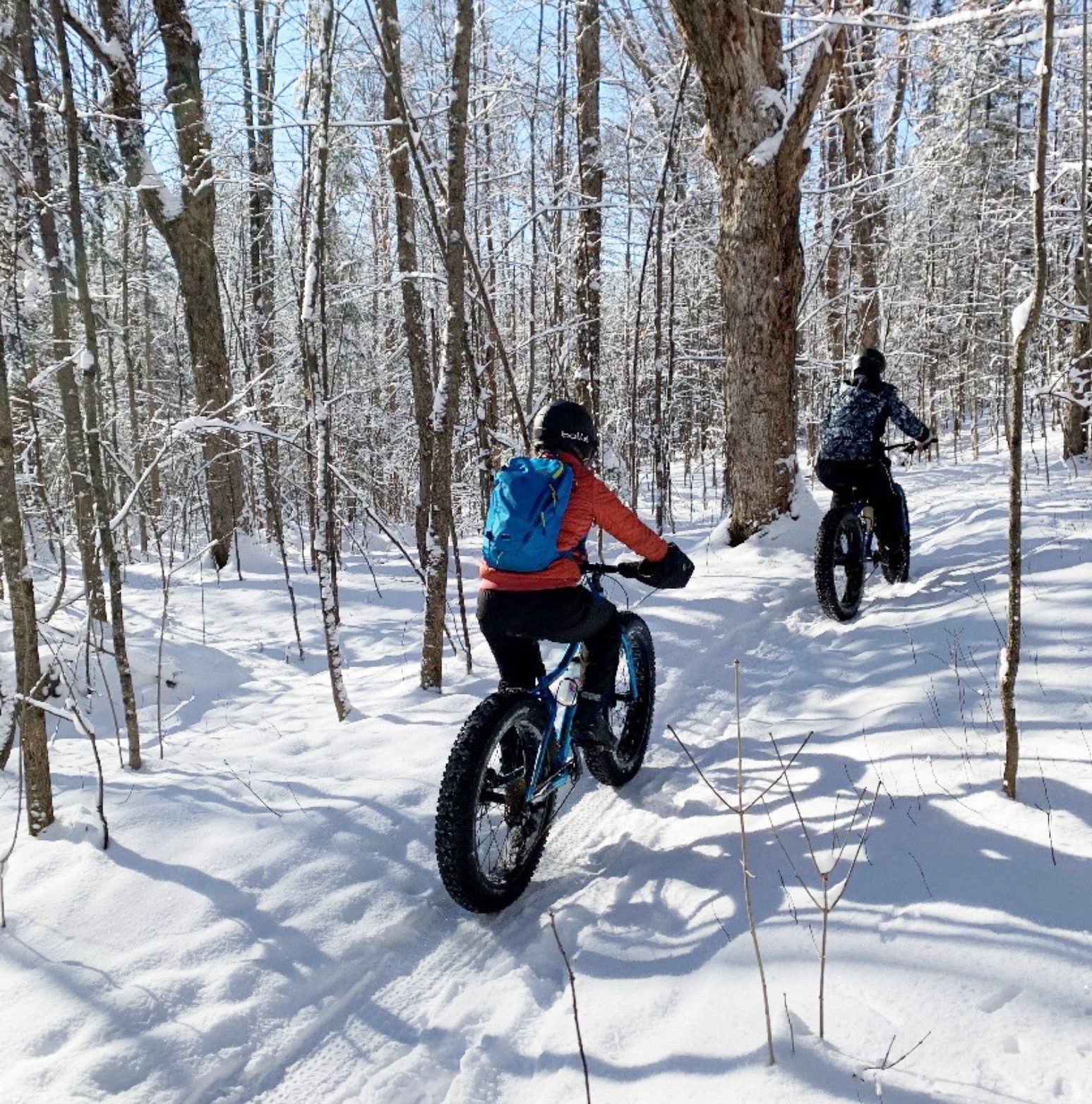 Fat Biking on Laurentian Escarpment