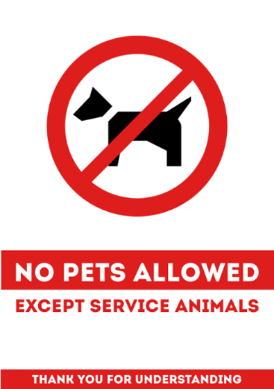 no pets at pow-wow