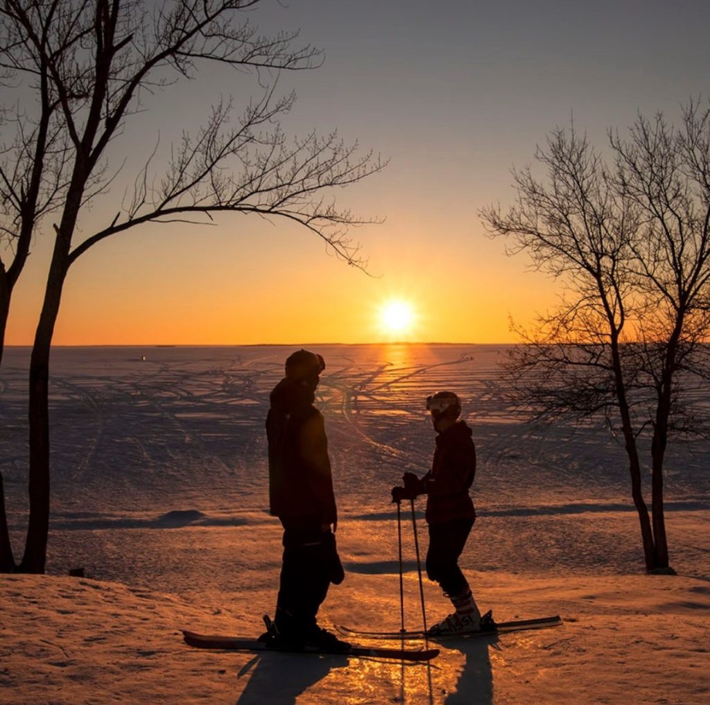 Cross Country Ski on Lake Nipissing, North Bay